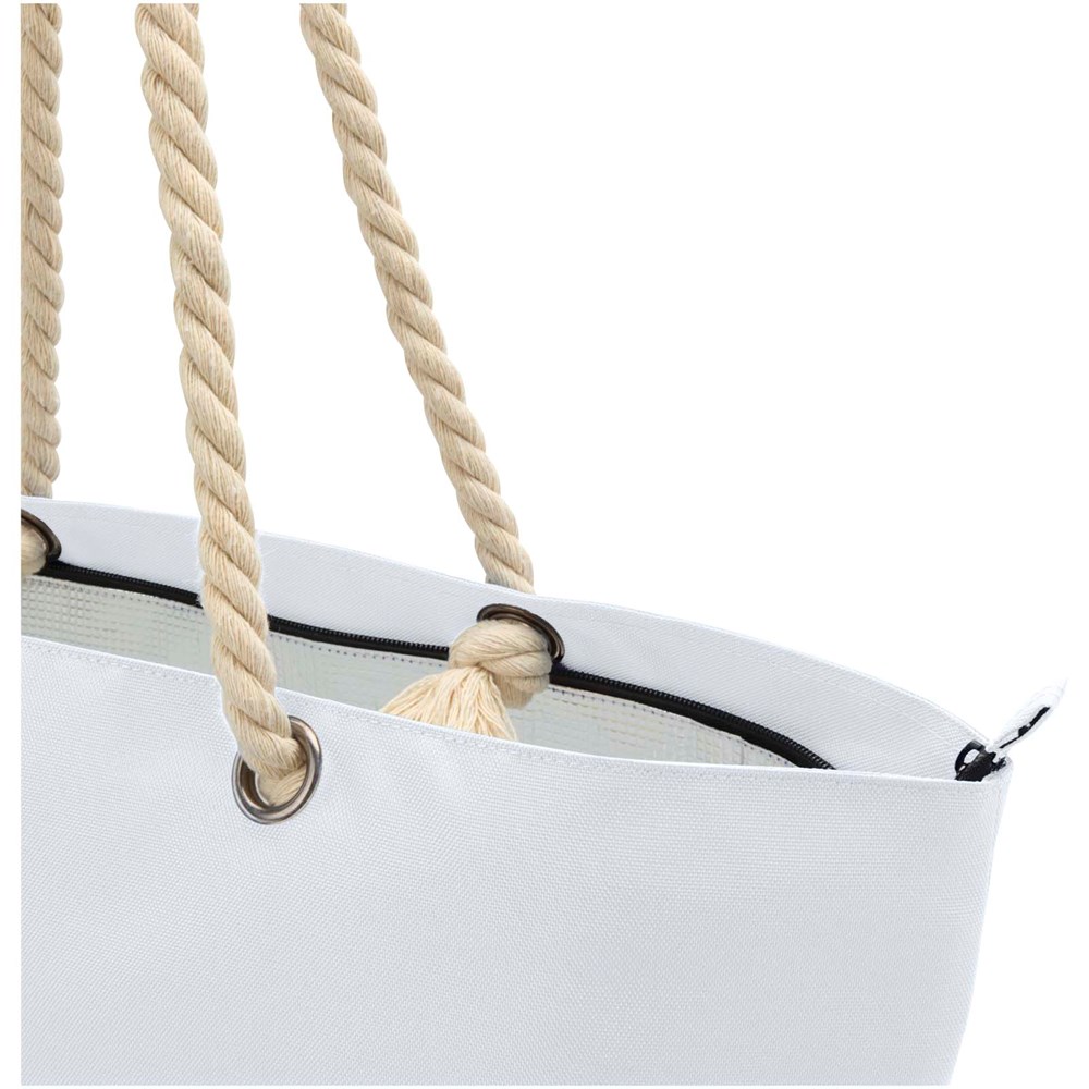 Panama GRS recycled beach cooler tote bag with cord handles 23L