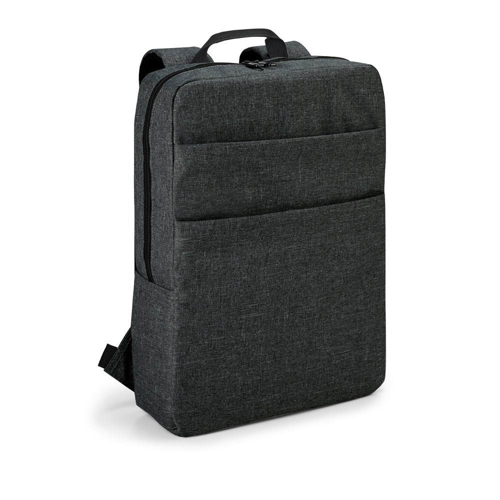 GRAPHS BPACK. High density 600D laptop bag 15'6" - Dark grey