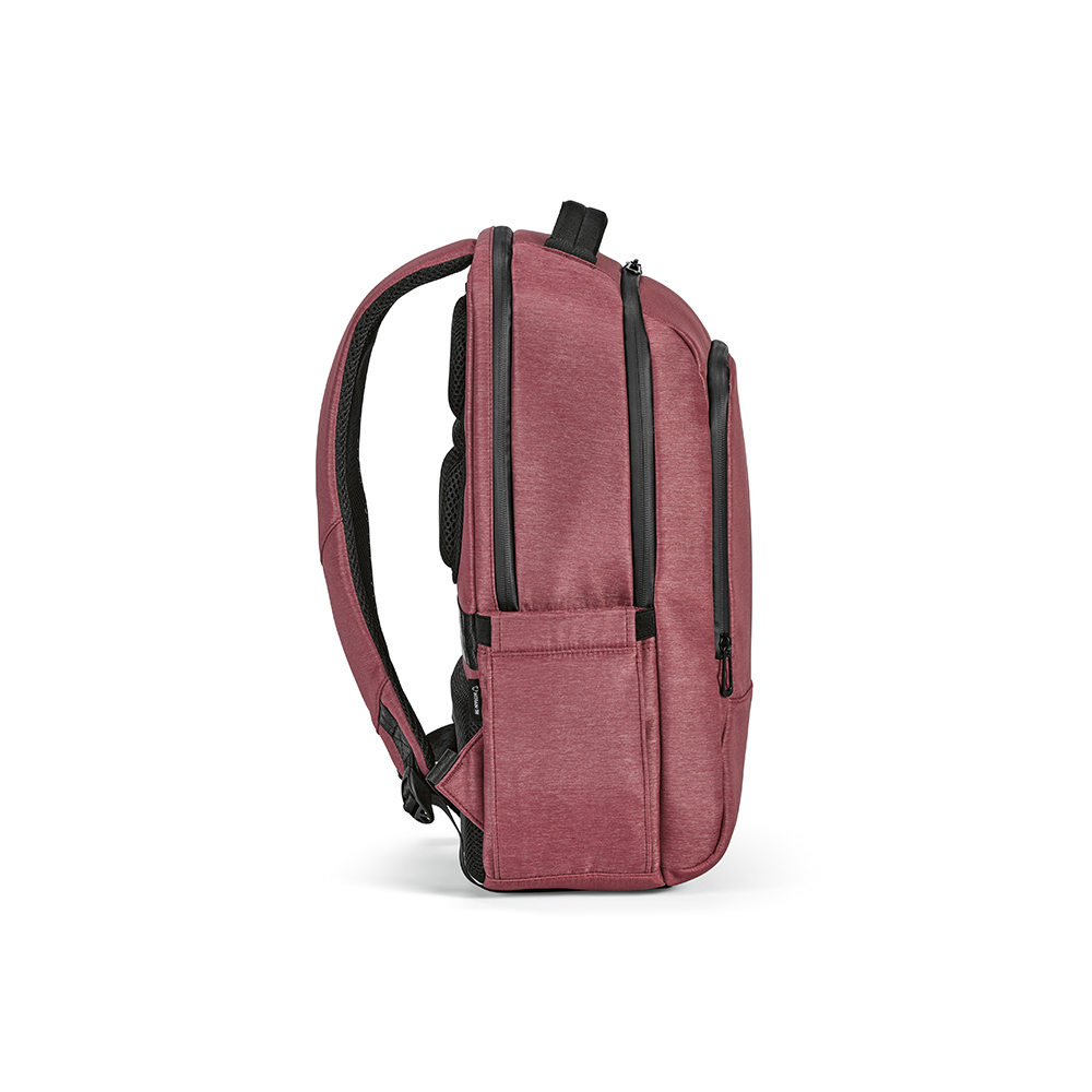 New York Backpack 20L rNylon and rPET. Fits 17" Laptop - Burgundy