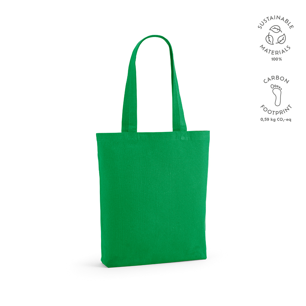 Annapurna Shopping Bag rCotton 180gsm. 65cm handles and Gusset - Green