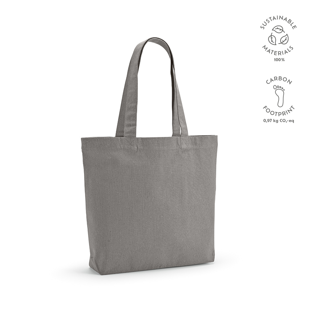 Blanc Shopping Bag rCotton 220gsm. 65cm handles and gusset - Grey
