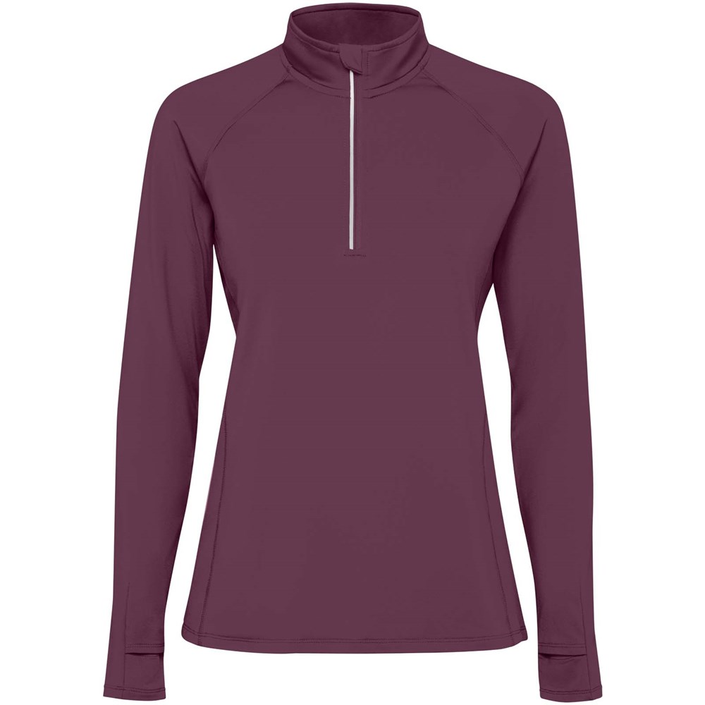 Estambul 200 g/m² long sleeve women's half zip sweatshirt