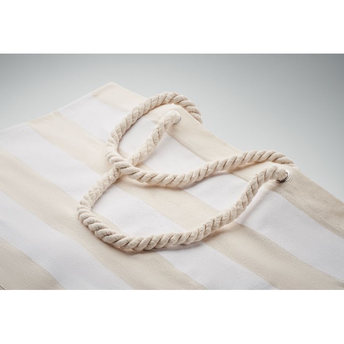 HEAVEN STRIPE - Cotton beach bag 220 gr/m²