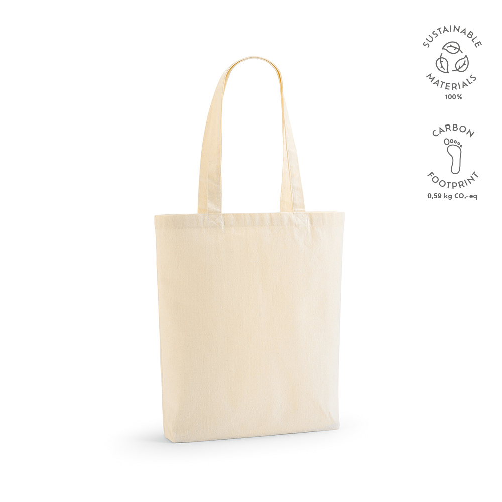 Annapurna Shopping Bag rCotton 180gsm. 65cm handles and Gusset - Natural