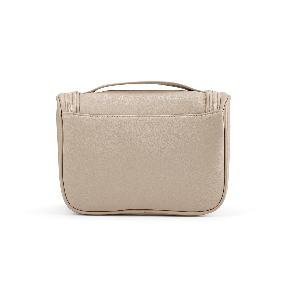 Shanghai Hanging Toiletry Bag 5L rPU with handle and hook - Beige