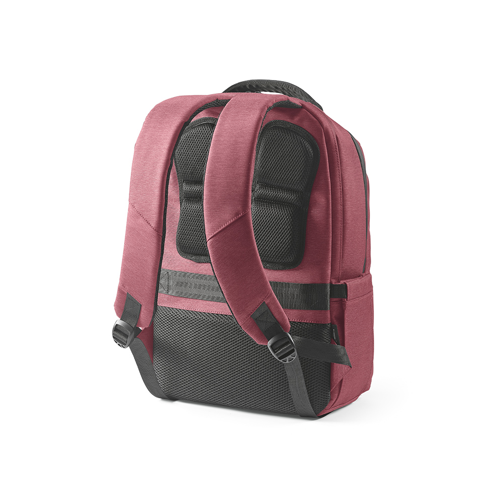 New York Backpack 20L rNylon and rPET. Fits 17" Laptop - Burgundy
