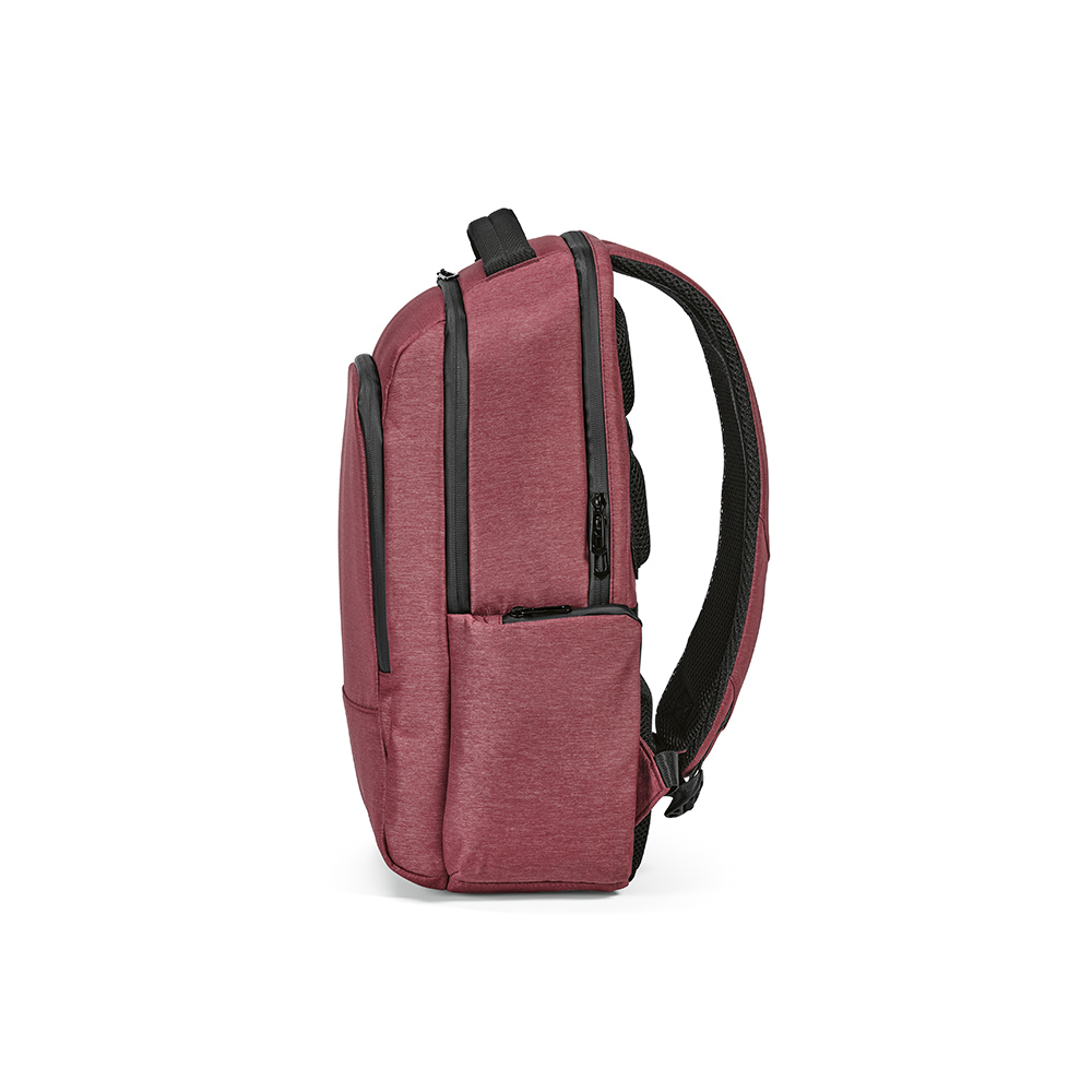 New York Backpack 20L rNylon and rPET. Fits 17" Laptop - Burgundy