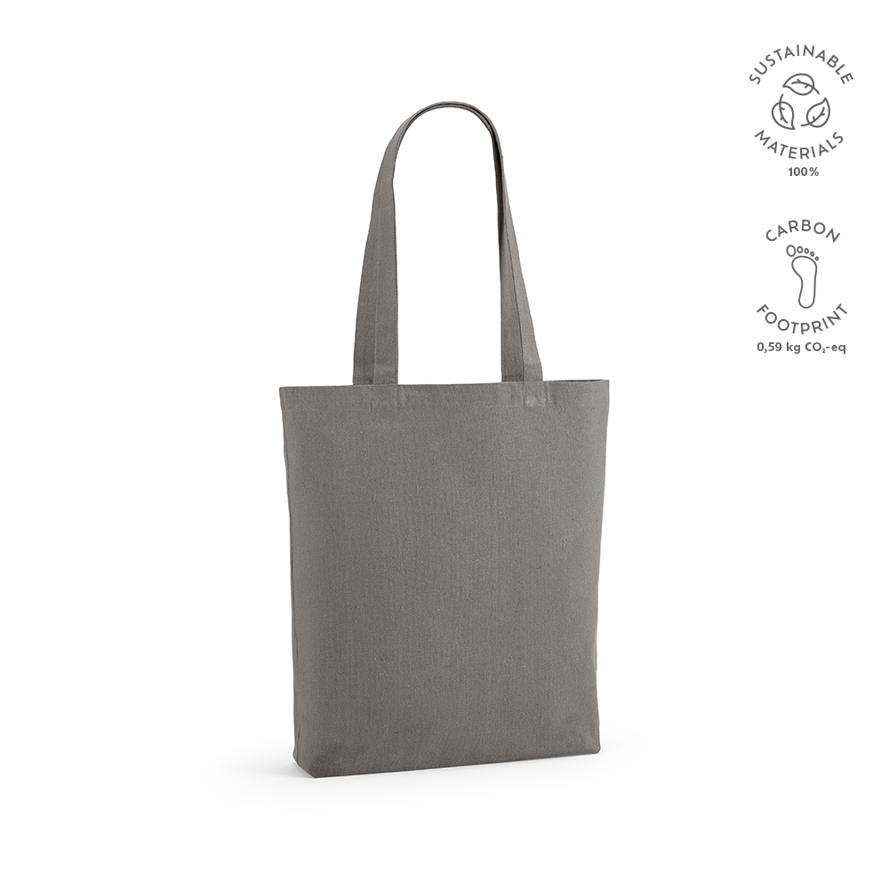 Annapurna Shopping Bag rCotton 180gsm. 65cm handles and Gusset - Grey