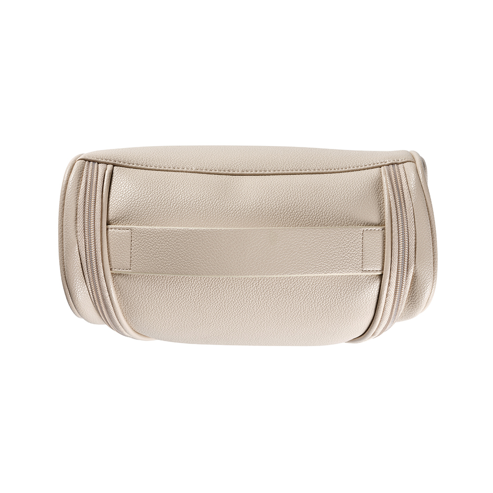 Shanghai Hanging Toiletry Bag 5L rPU with handle and hook - Beige