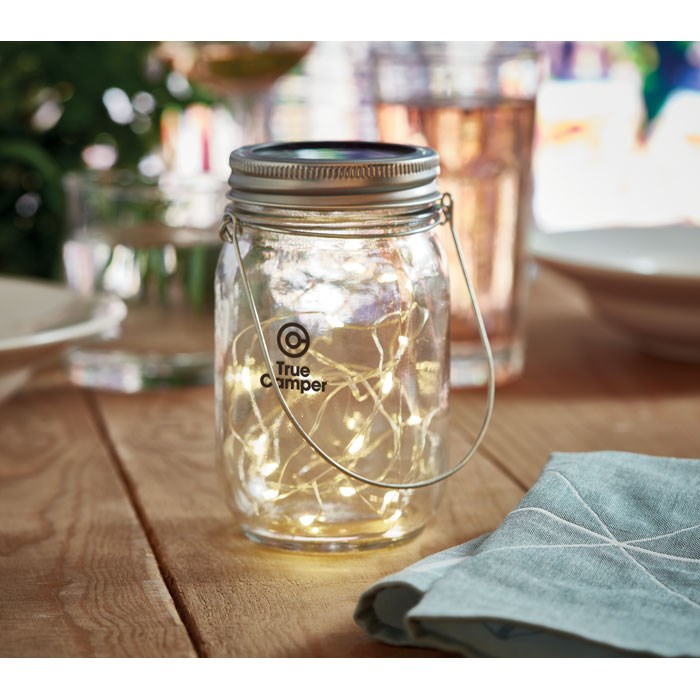 POT LAMP - Solar mason jar outdoor lamp