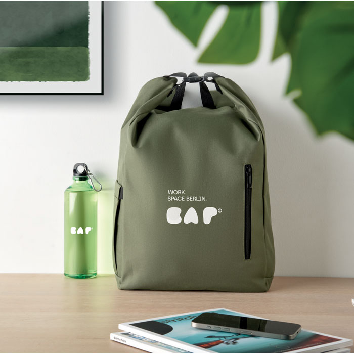 UNITON - 15'' roll top laptop backpack