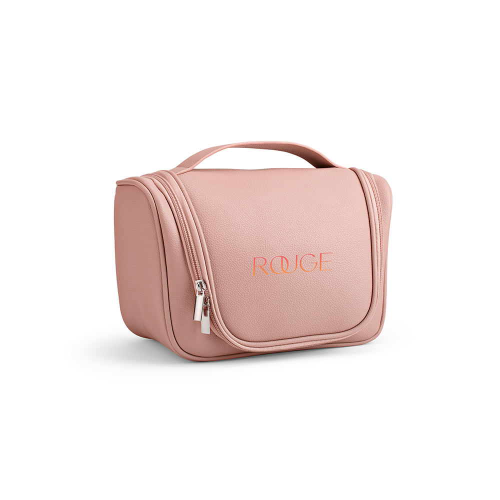 Shanghai Hanging Toiletry Bag 5L rPU with handle and hook - Pink