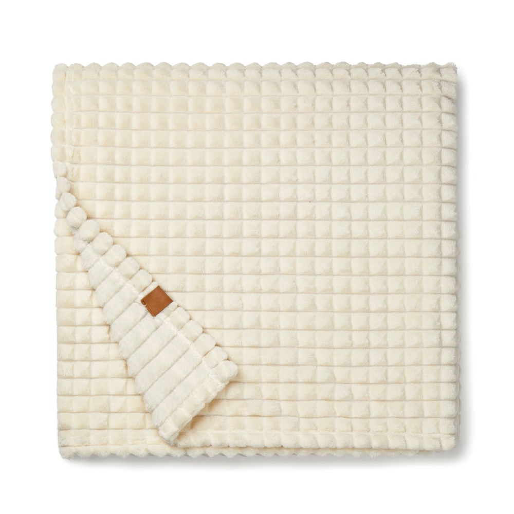 VINGA Branson GRS recycled pet blanket - beige (± PMS 13-0905 TCX)